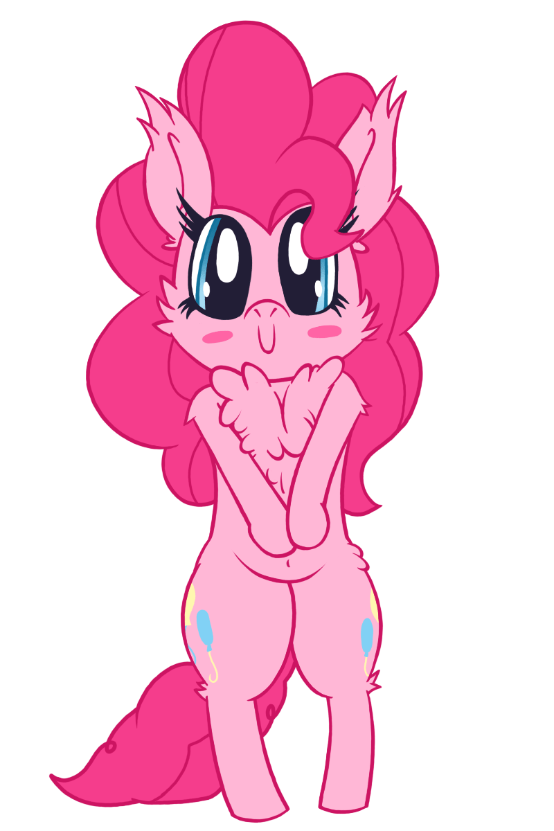 Size: 800x1200 | Tagged: safe, artist:dragonpone, derpibooru original, character:pinkamena diane pie, character:pinkie pie, species:earth pony, species:pony, :>, alternate hairstyle, animated, belly button, bipedal, blush sticker, blushing, both cutie marks, bow, c:, cheek fluff, chest fluff, cute, cuteamena, diapinkes, ear fluff, eye shimmer, female, gif, hair bow, looking at you, mare, pigtails, pinktails pie, shoulder fluff, simple background, smiling, solo, sweatband, tail wag, transparent background