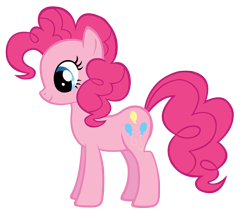 Size: 1656x1446 | Tagged: safe, artist:durpy, character:pinkie pie, species:pony, female, simple background, smiling, solo, stock vector, transparent background, vector