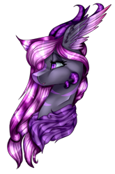 Size: 793x1201 | Tagged: safe, artist:xxmissteaxx, oc, oc only, oc:eter, species:pony, bust, female, mare, portrait, simple background, solo, transparent background