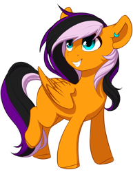 Size: 600x779 | Tagged: safe, artist:silentwulv, oc, oc only, oc:sunrise, species:pegasus, species:pony, female, mare, simple background, solo, transparent background