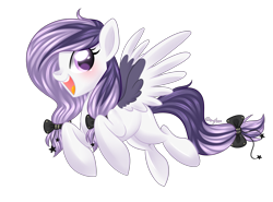Size: 5000x3700 | Tagged: safe, artist:kaikururu, oc, oc only, oc:lavender dust, species:pony, absurd resolution, bow, simple background, solo, transparent background