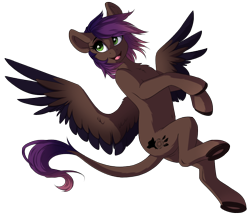 Size: 1100x956 | Tagged: safe, artist:silentwulv, oc, oc only, oc:evening howler, species:pegasus, species:pony, female, flying, leonine tail, mare, simple background, solo, transparent background