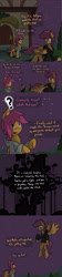 Size: 1500x6750 | Tagged: safe, artist:conmanwolf, character:scootaloo, species:pegasus, species:pony, comic:ask motherly scootaloo, fanfic:rainbow factory, motherly scootaloo, absurd resolution, cloudsdale, comic, factory scootaloo, hairpin, sweatshirt