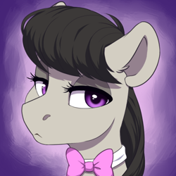Size: 600x600 | Tagged: safe, artist:silentwulv, character:octavia melody, species:pony, bust, female, mare, portrait, solo
