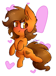 Size: 1470x2000 | Tagged: safe, artist:ashee, oc, oc only, oc:venus spring, species:pony, blushing, smiling, solo, venus spring actually having a pretty good time