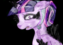 Size: 854x615 | Tagged: safe, artist:colorlesscupcake, character:twilight sparkle, species:crystal pony, species:pony, crystallized, female, solo