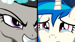 Size: 900x506 | Tagged: safe, alternate version, artist:blah23z, character:dj pon-3, character:octavia melody, character:vinyl scratch, species:earth pony, species:pony, species:unicorn, ship:scratchtavia, crying, female, lesbian, mare, shipping, smiling, this day aria