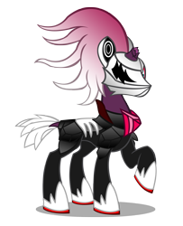 Size: 2485x3055 | Tagged: safe, artist:trungtranhaitrung, character:tempest shadow, species:pony, my little pony: the movie (2017), commission, crossover, female, high res, infinite (character), mare, sonic forces, sonic the hedgehog (series)