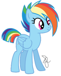 Size: 250x310 | Tagged: safe, artist:ilaria122, part of a set, character:rainbow dash, species:pegasus, species:pony, alternate hairstyle, older, older rainbow dash, simple background, transparent background