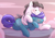Size: 1934x1352 | Tagged: dead source, safe, artist:sidekick, character:open skies, character:starry eyes, oc, species:pegasus, species:pony, g4, blushing, cloud, colt cuddling, cuddling, cute, dock, eyebrows, eyebrows visible through hair, featureless crotch, floppy ears, gay, male, males only, pegasus oc, plot, profile, shipping, signature, starryskies, three quarter view, underhoof, wavy mouth