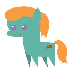 Size: 1000x1000 | Tagged: safe, artist:liracrown, oc, oc only, oc:jd, species:pony, female, mare, pointy ponies, simple background, solo, transparent background