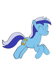 Size: 1224x1632 | Tagged: safe, artist:icey-wicey-1517, artist:supahdonarudo, edit, character:minuette, species:pony, species:unicorn, color edit, colored, cute, eyes closed, female, happy, mare, minubetes, raised hoof, simple background, solo, transparent background