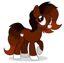 Size: 2537x2493 | Tagged: safe, artist:rioshi, artist:starshade, oc, oc:java, species:pony, cute, female, freckles, mare, show accurate, socks (coat marking), solo