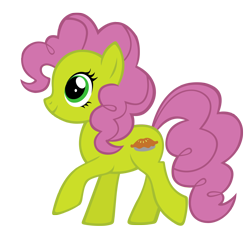 Size: 1584x1552 | Tagged: safe, artist:durpy, character:peachy sweet, species:pony, apple family member, blind bag, box art, female, recolor, solo, toy