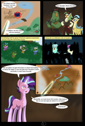 Size: 4750x7000 | Tagged: safe, alternate version, artist:chedx, character:bon bon, character:captain celaeno, character:lyra heartstrings, character:princess skystar, character:starlight glimmer, character:sweetie drops, character:zecora, comic:the storm kingdom, my little pony: the movie (2017), absurd resolution, adventure, alternate hairstyle, alternate timeline, alternate universe, comic, fantasy