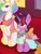 Size: 1552x2026 | Tagged: safe, artist:noupu, character:princess celestia, character:twilight sparkle, character:twilight sparkle (alicorn), species:alicorn, species:pony, episode:make new friends but keep discord, g4, my little pony: friendship is magic, clothing, colored pupils, cute, dress, female, hoof shoes, mare, raised hoof, regalia, sash, sitting, twiabetes, weapons-grade cute