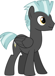 Size: 4417x6000 | Tagged: safe, alternate version, artist:chainchomp2, character:thunderlane, species:pegasus, species:pony, episode:wonderbolts academy, absurd resolution, male, simple background, solo, stallion, transparent background, vector