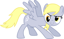 Size: 1024x638 | Tagged: safe, alternate version, artist:chainchomp2, character:derpy hooves, species:pegasus, species:pony, episode:wonderbolts academy, absurd resolution, background pony, female, mare, simple background, solo, transparent background, vector, wall eyed
