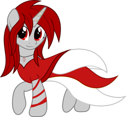 Size: 6000x5626 | Tagged: safe, artist:waveywaves, oc, oc only, oc:waves, species:pony, absurd resolution, clothing, cutie mark necklace, dress, ear piercing, earring, jewelry, looking at you, necklace, piercing, simple background, solo, transparent background