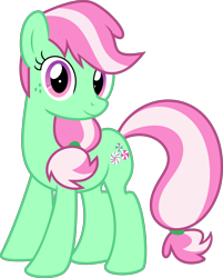 Size: 5590x6936 | Tagged: safe, artist:digimonlover101, artist:durpy, character:minty, species:earth pony, species:pony, episode:leap of faith, g4, my little pony: friendship is magic, absurd resolution, female, mare, simple background, smiling, solo, transparent background, vector