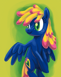 Size: 640x800 | Tagged: safe, artist:needsmoarg4, character:ploomette, species:pegasus, species:pony, female, solo