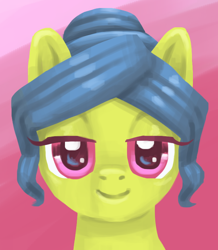 Size: 678x778 | Tagged: safe, artist:needsmoarg4, character:tealove, species:earth pony, species:pony, bust, solo, tea love