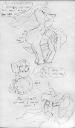Size: 1591x2688 | Tagged: safe, artist:billblok, artist:firefanatic, character:twilight sparkle, species:pony, chest fluff, cute, fluffy, impossibly large chest fluff, missing accessory, sketch, traditional art