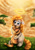 Size: 4250x6000 | Tagged: safe, artist:darksly, character:applejack, character:pear butter, species:earth pony, species:pony, g4, absurd resolution, crying, duo, feels, female, filly, floppy ears, halo, hug, mare, mother and daughter, profile, signature, smiling, young