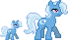 Size: 138x82 | Tagged: safe, artist:mega-poneo, character:trixie, species:pony, female, pixel art, simple background, solo, sprite, transparent background