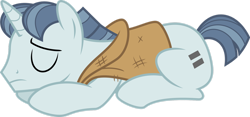 Size: 1600x746 | Tagged: safe, artist:chainchomp2, character:party favor, species:pony, species:unicorn, episode:the cutie map, g4, my little pony: friendship is magic, season 5, .svg available, burlap, equal cutie mark, equalized, equalized mane, eyes closed, male, prone, short tail, simple background, solo, stallion, transparent background, vector