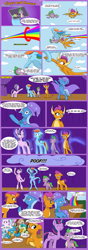 Size: 7000x20000 | Tagged: safe, artist:chedx, character:gallus, character:ocellus, character:rainbow dash, character:sandbar, character:silverstream, character:smolder, character:spike, character:starlight glimmer, character:trixie, character:twilight sparkle, character:twilight sparkle (alicorn), character:yona, species:alicorn, species:classical hippogriff, species:dragon, species:griffon, species:hippogriff, species:pegasus, species:pony, species:unicorn, comic:claws and hooves, absurd resolution, comic, commission, cute, dialogue, dragoness, dragonified, exclamation point, female, foal, funny, glimmerdragon, implied zephyr breeze, interrobang, magic, male, mare, ponified, ponified smolder, ponified spike, question mark, rainbow dragon, revenge, sequel, smolderbetes, species swap, speech bubble, spikabetes, stallion, student six, swap, winged spike