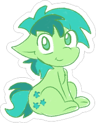 Size: 528x677 | Tagged: safe, artist:zutcha, character:sandbar, species:earth pony, species:pony, chest fluff, cute, looking at you, male, no nostrils, no pupils, sandabetes, simple background, sitting, smiling, solo, transparent background