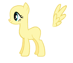 Size: 682x592 | Tagged: safe, artist:durpy, oc, species:earth pony, species:pony, base, earth pony oc, eyelashes, floating wings, simple background, smiling, solo, white background, wings