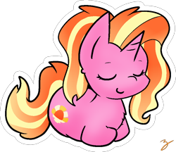 Size: 878x760 | Tagged: safe, artist:zutcha, character:luster dawn, species:pony, species:unicorn, cute, female, lusterbetes, mare, ponyloaf, signature, simple background, smiling, solo, transparent background