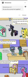 Size: 784x2142 | Tagged: safe, artist:ask-luciavampire, oc, species:earth pony, species:pegasus, species:pony, species:unicorn, ask, tumblr, tumblr:ask-the-city-ponys, vampire