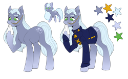 Size: 3000x1857 | Tagged: safe, artist:helemaranth, oc, oc only, species:earth pony, species:pony, g4, chibi, clothing, earth pony oc, napkin, raised hoof, reference sheet, simple background, transparent background