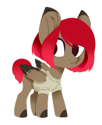 Size: 1930x2378 | Tagged: safe, artist:helemaranth, oc, oc only, species:pegasus, species:pony, g4, clothing, colored hooves, pegasus oc, simple background, solo, transparent background, two toned wings, wings