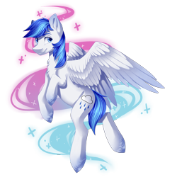 Size: 4000x4000 | Tagged: safe, artist:helemaranth, oc, oc only, species:pegasus, species:pony, g4, colored hooves, commission, flying, pegasus oc, simple background, solo, transparent background, wings, ych result