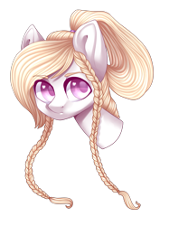 Size: 1633x2179 | Tagged: safe, artist:helemaranth, oc, oc only, species:earth pony, species:pony, g4, braid, commission, earth pony oc, simple background, solo, transparent background, ych result