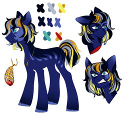 Size: 3000x2782 | Tagged: safe, artist:helemaranth, oc, oc only, species:earth pony, species:pony, g4, angry, bust, earth pony oc, gritted teeth, jewelry, necklace, reference sheet, simple background, solo, white background