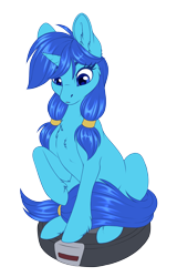 Size: 2301x3595 | Tagged: safe, artist:silkensaddle, species:pony, species:unicorn, g4, colored, roomba, simple background, solo, transparent background