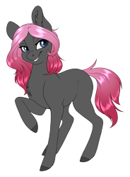 Size: 2701x3664 | Tagged: safe, artist:silkensaddle, oc, oc:soulful mirror, ponysona, species:earth pony, species:pony, g4, colored, female, rule 63, simple background, solo, transparent background