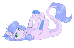 Size: 2337x1509 | Tagged: safe, artist:silkensaddle, oc, species:draconequus, species:pony, g4, chest fluff, colored, hybrid, looking at you, simple background, solo, transparent background