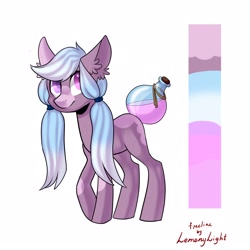 Size: 2160x2160 | Tagged: safe, artist:helemaranth, base used, oc, oc only, species:earth pony, species:pony, g4, augmented tail, ear fluff, earth pony oc, signature, simple background, solo, white background