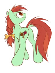 Size: 1112x1473 | Tagged: safe, artist:kejifox, character:candy apples, apple family member, plot