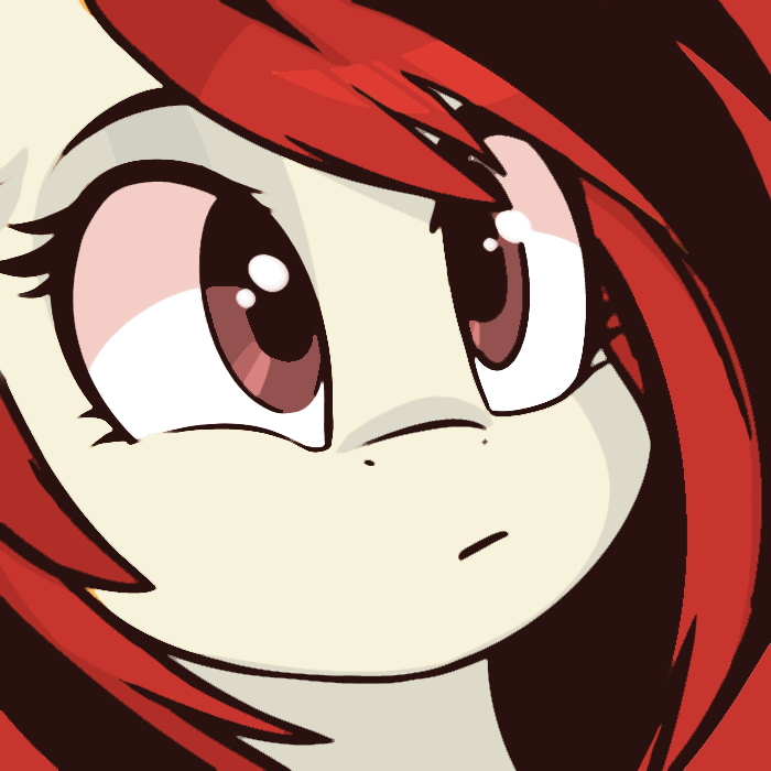 Size: 700x700 | Tagged: safe, artist:spittfireart, edit, oc, oc only, oc:blackjack, species:pony, species:unicorn, fallout equestria, fallout equestria: project horizons, animated, cute, fanfic, fanfic art, female, gif, horn, looking up, mare, recolor, solo