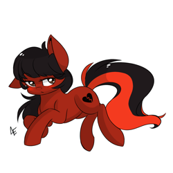 Size: 1024x1024 | Tagged: safe, artist:omi, artist:spittfireart, oc, oc only, oc:floris, species:earth pony, species:pony, female, looking at you, solo, unimpressed