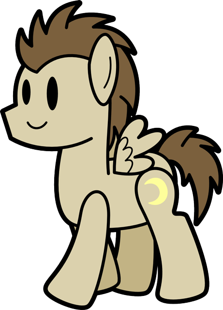 Size: 461x640 | Tagged: safe, artist:chainchomp2, character:mane moon, species:pegasus, species:pony, animated, crescent pony, gif, male, paper mario, paper pony, simple background, solo, stallion, style emulation, transparent background, trotting, vector