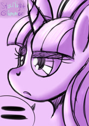 Size: 744x1052 | Tagged: safe, artist:reneesdetermination, character:starlight glimmer, episode:the cutie map, g4, my little pony: friendship is magic, female, sketch, solo