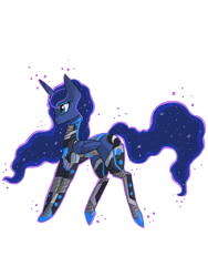 Size: 1200x1600 | Tagged: safe, artist:raptor007, character:princess luna, female, simple background, solo, space suit, transparent background